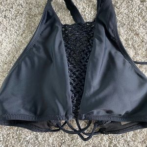 Altar’d state swim black bikini top
